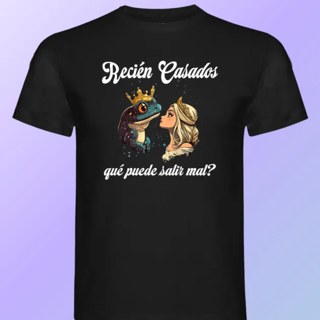 camiseta recién casados