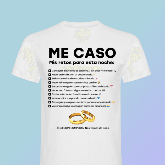 camiseta despedida soltero